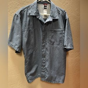 Mens North Face Button Up